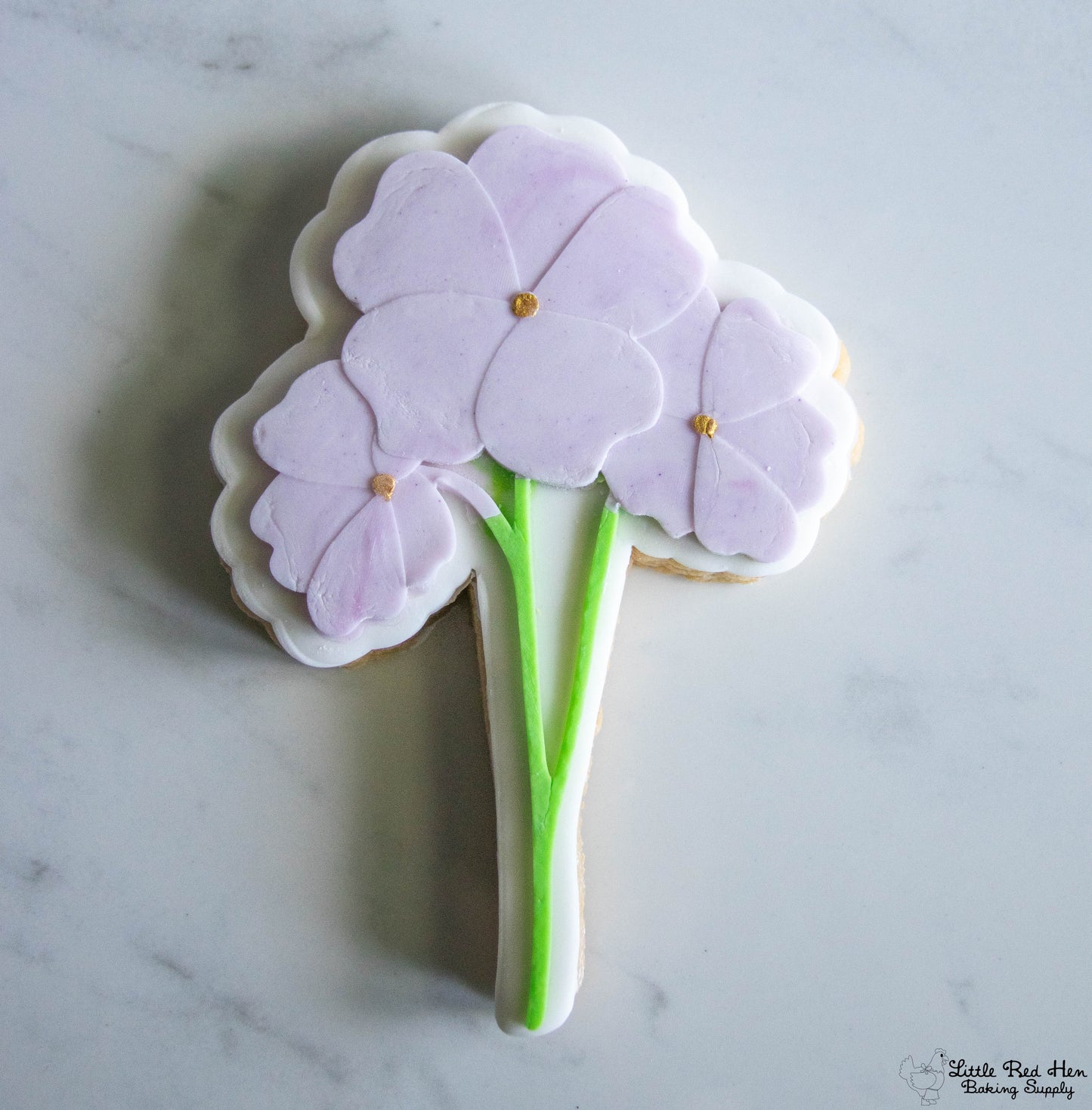 Primrose Flower Fondant Stamp and Cutter Set -- February Birth Flower
