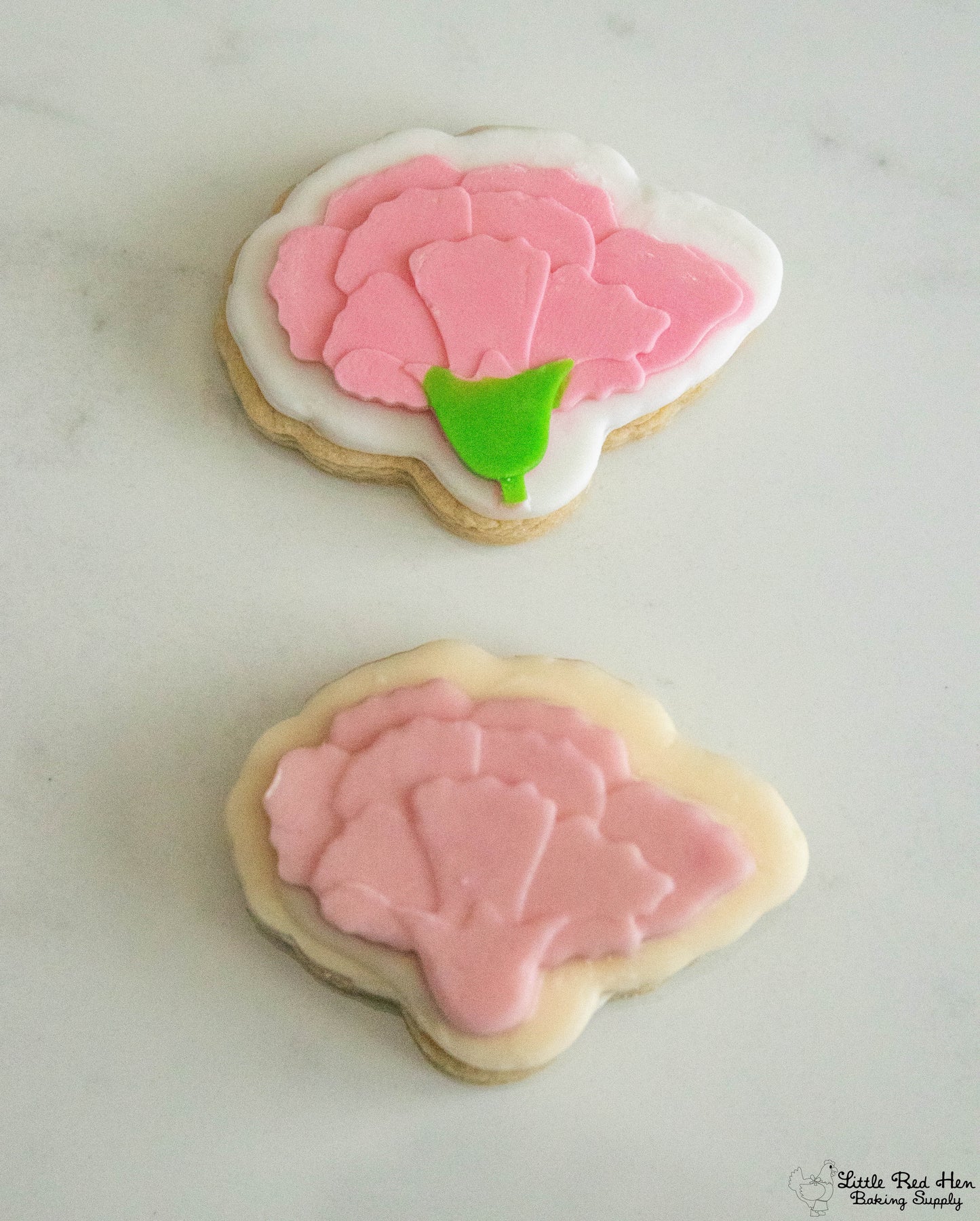 Carnation Flower Fondant Stamp -- January Birth Flower