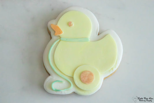 Duck Pull Toy Buttercream and Fondant Stamp and Cutter Set -- Vintage Toys Collection