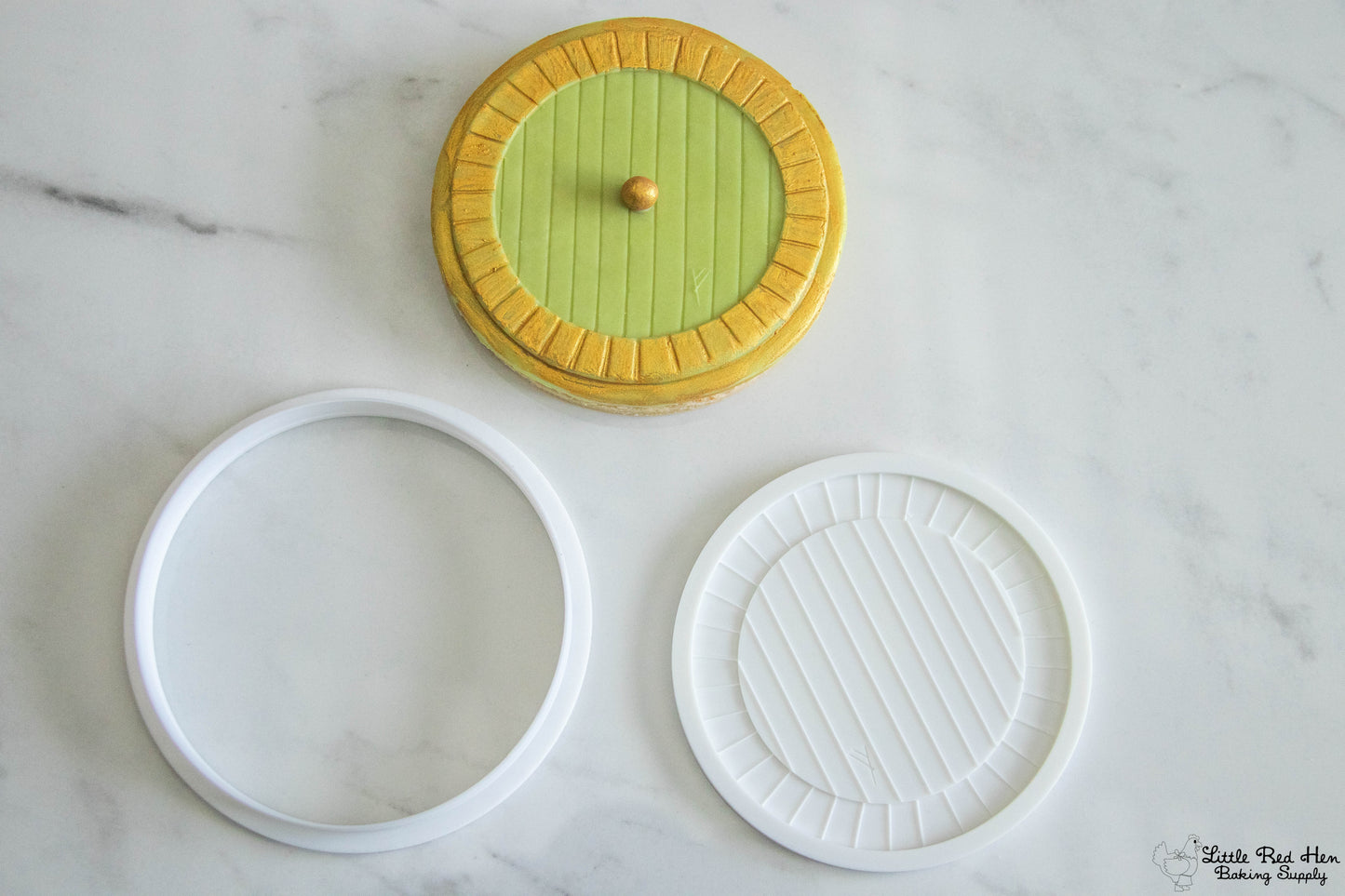 Hobbit Door Buttercream Stamp and Cutter Set
