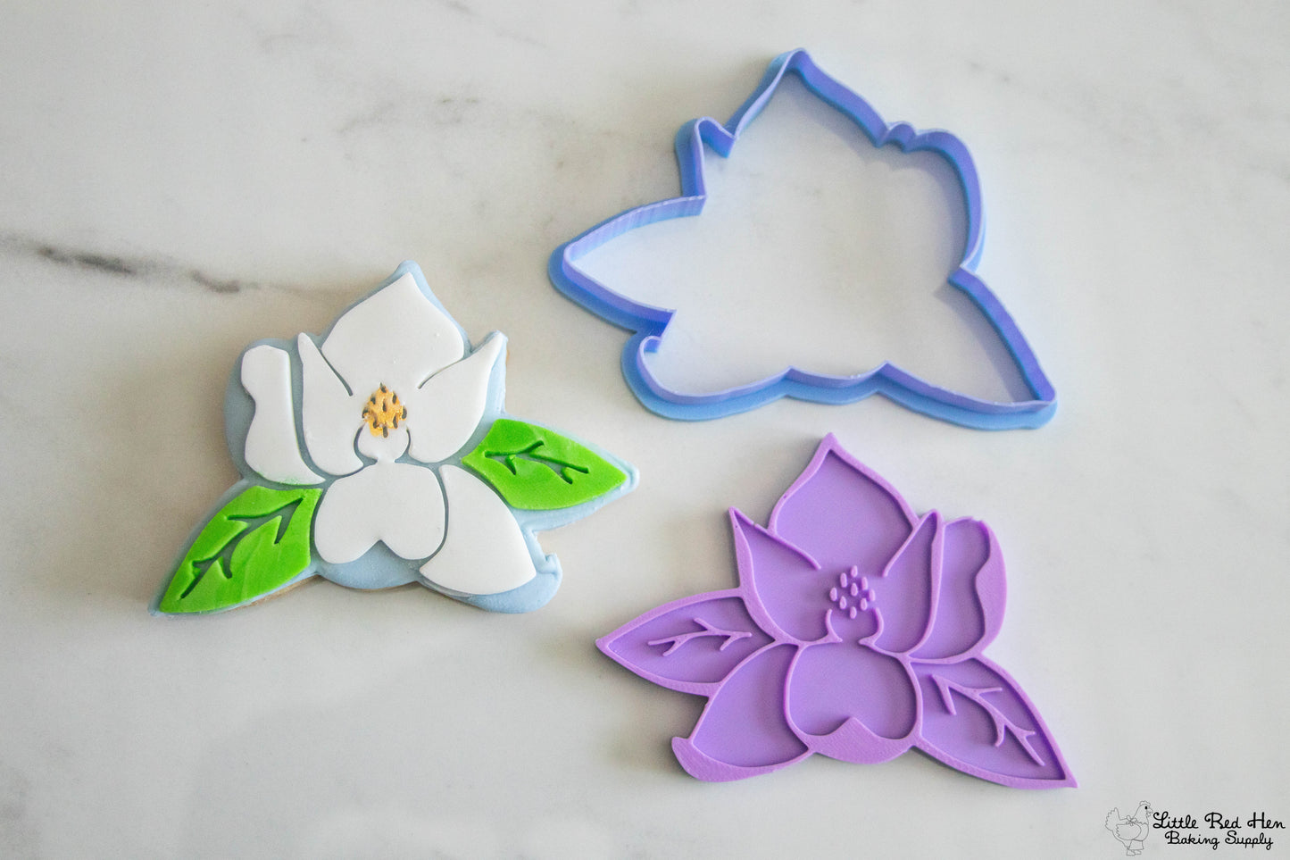 Magnolia Fondant Stamp and Cutter Set