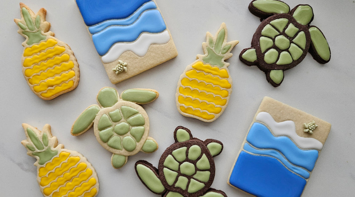 Sea Turtle DOUGH STAMP // READY TO FLOOD Stamp and Cookie Cutter Set