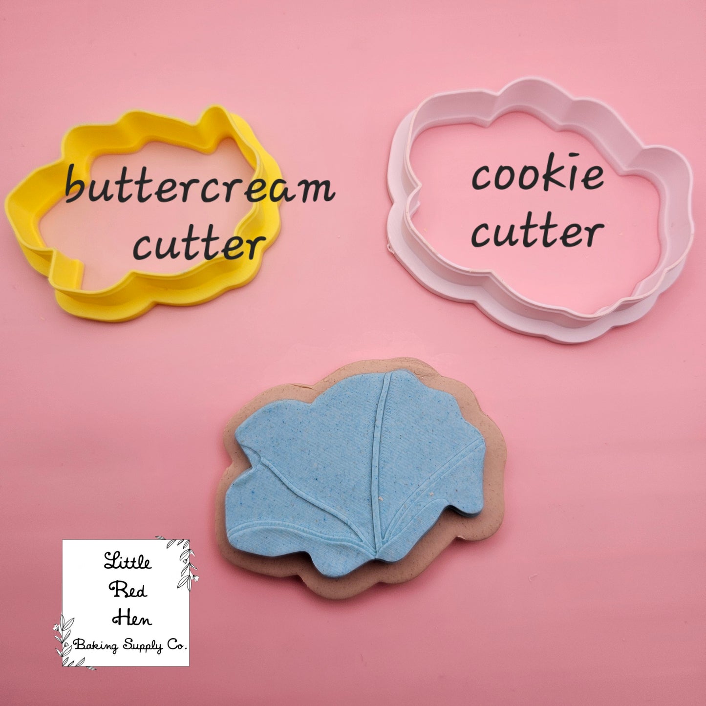 Morning Glory Flower Fondant Stamp and Cutter Set -- September Birth Flower
