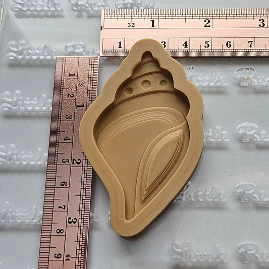 Conch Shell Fondant and Buttercream Stamp and Cutter Set