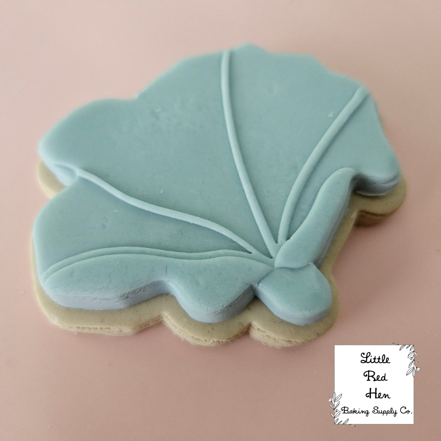 Morning Glory Flower Fondant Stamp and Cutter Set -- September Birth Flower
