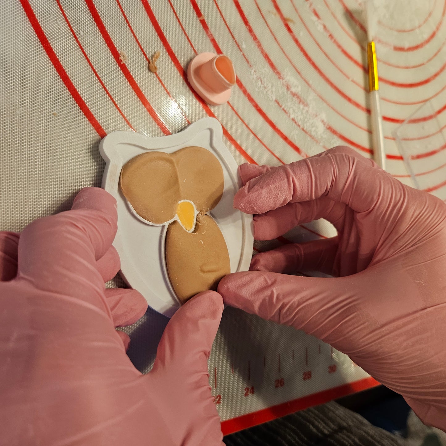 Owl Fondant and Buttercream Stamp and Cutter Set