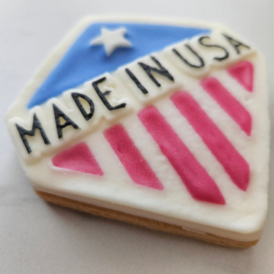 Americana MADE IN USA READY TO FLOOD Buttercream Fondant Stamp and Cookie Cutter Set