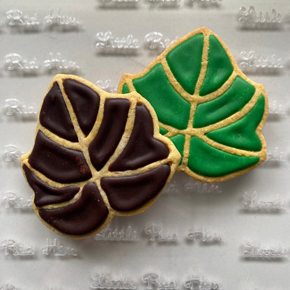 Pumpkin Leaf DOUGH STAMP // READY TO FLOOD Stamp and Cookie Cutter Set