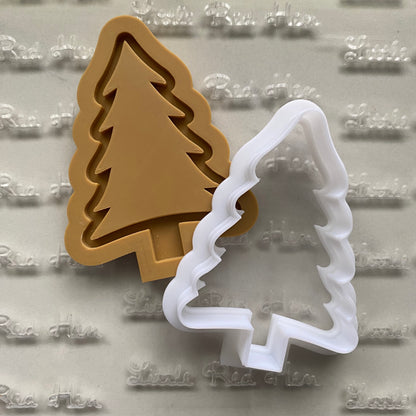 An Appeal to Heaven Christmas Tree DOUGH STAMP // READY TO FLOOD Stamp and Cookie Cutter Set