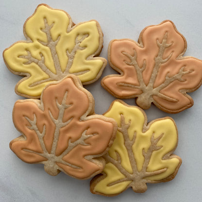 Maple Leaf DOUGH STAMP // READY TO FLOOD Stamp and Cookie Cutter Set