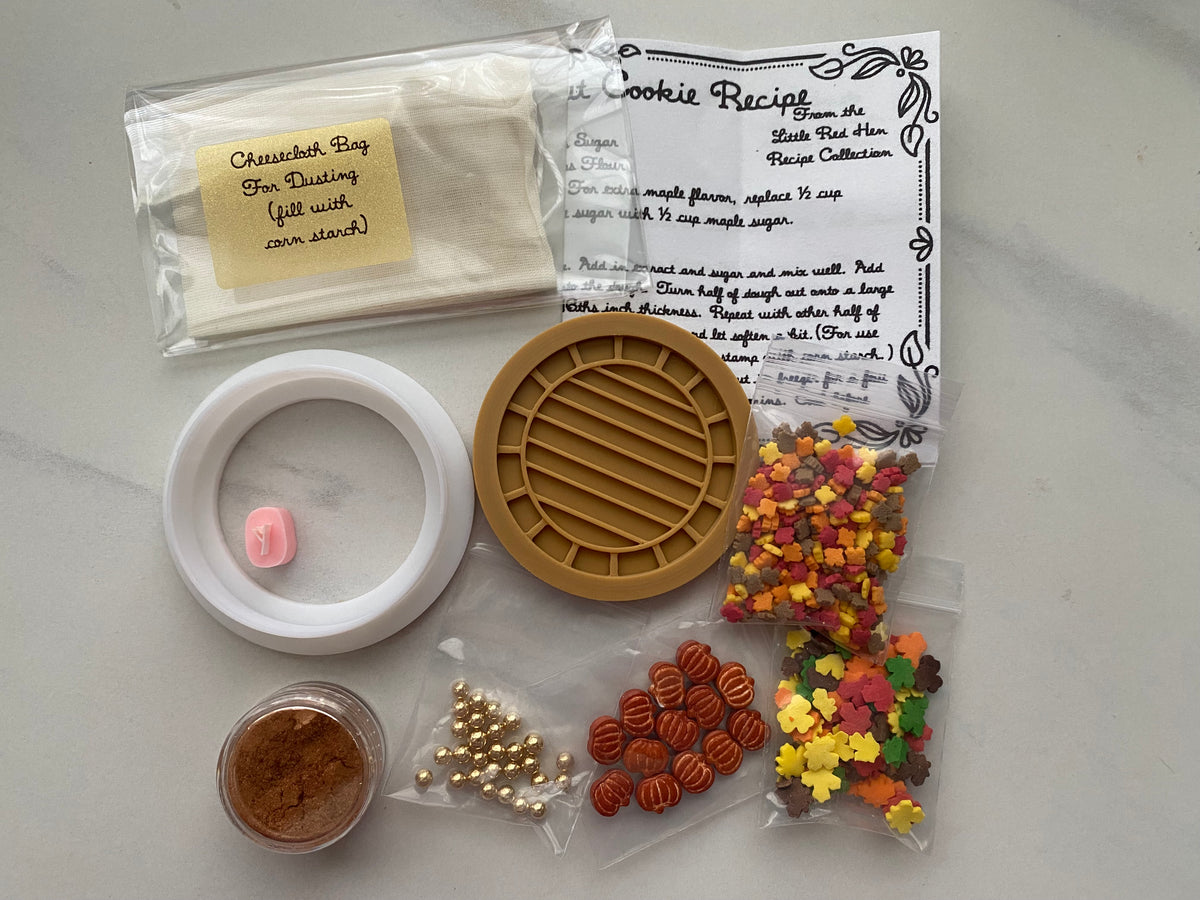 COMPLETE MINI KIT: Hobbit Door Buttercream Stamp and Cutter Set