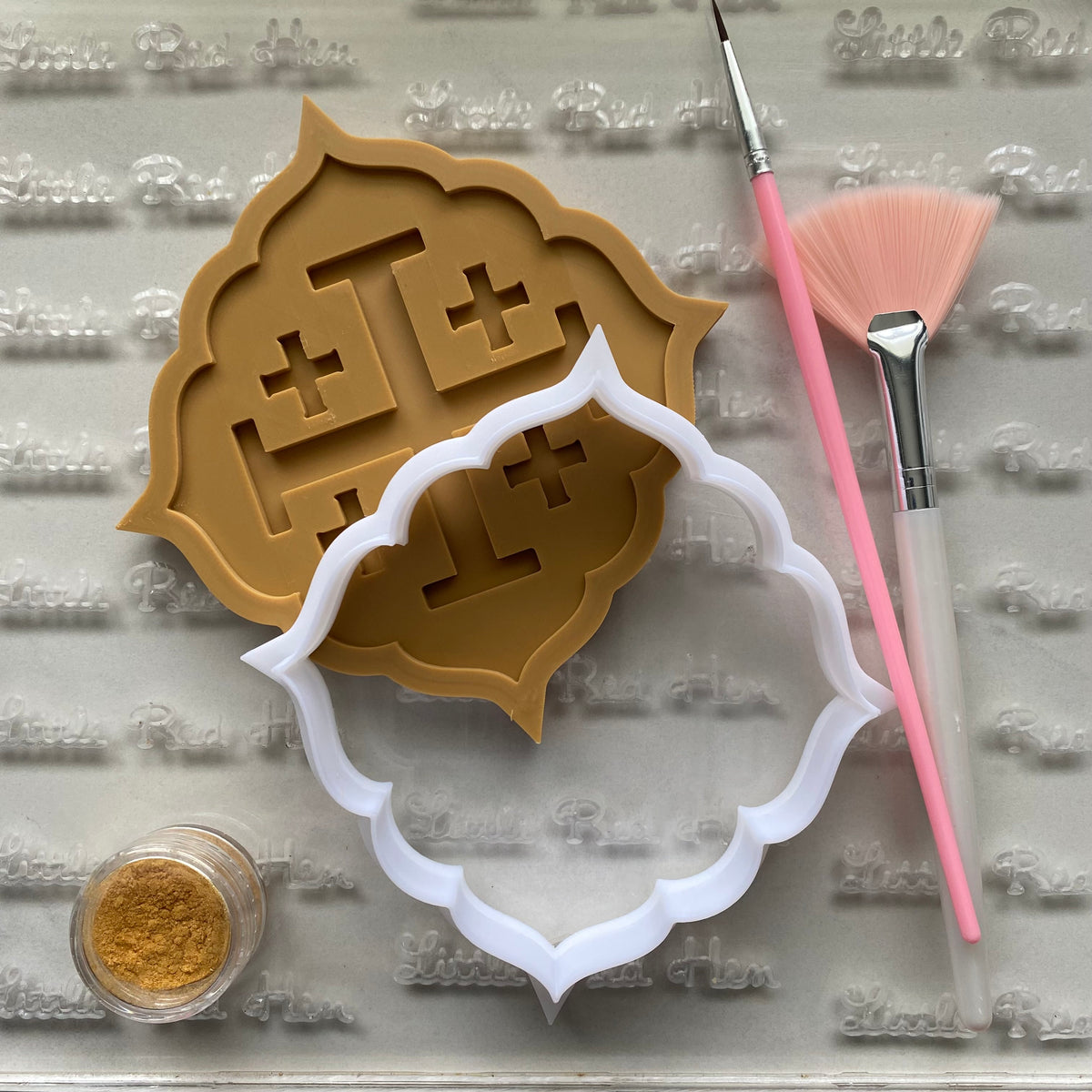 Jerusalem Cross Buttercream Stamp and Cookie Cutter Set // Deus Vult Collaboration