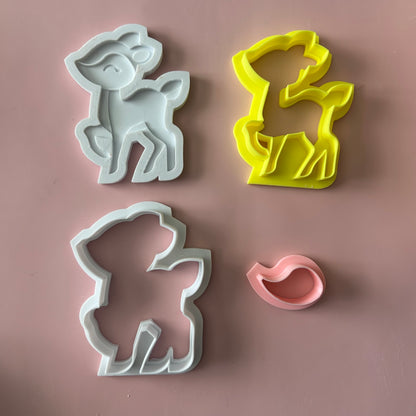 Prancing Deer Buttercream and Fondant Stamp and Cutter Set