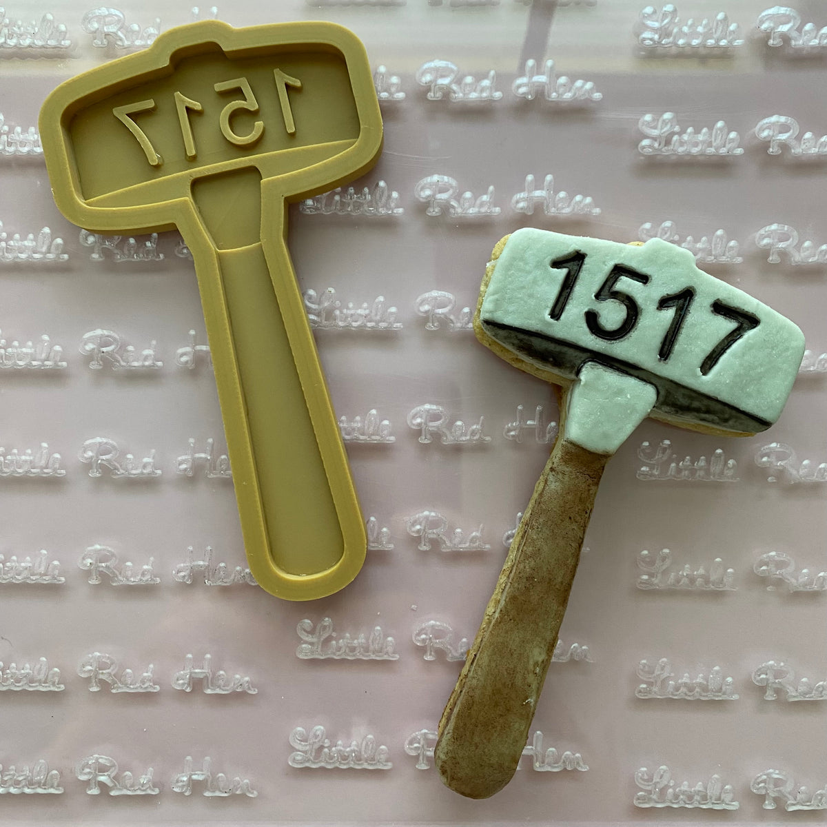 Luther’s Hammer DELUXE Buttercream Stamp and Cookie Cutter Set // Deus Vult Collaboration