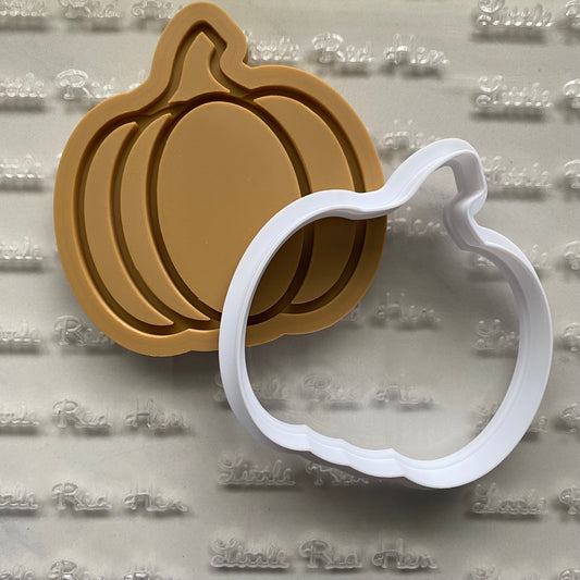 Simple Pumpkin DOUGH STAMP // READY TO FLOOD Stamp and Cookie Cutter Set