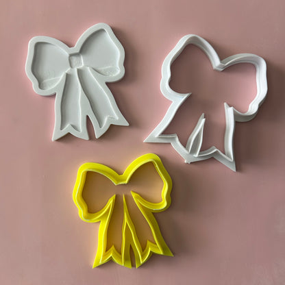 Pretty Bow Fondant and Buttercream Stamp and Cutter Set