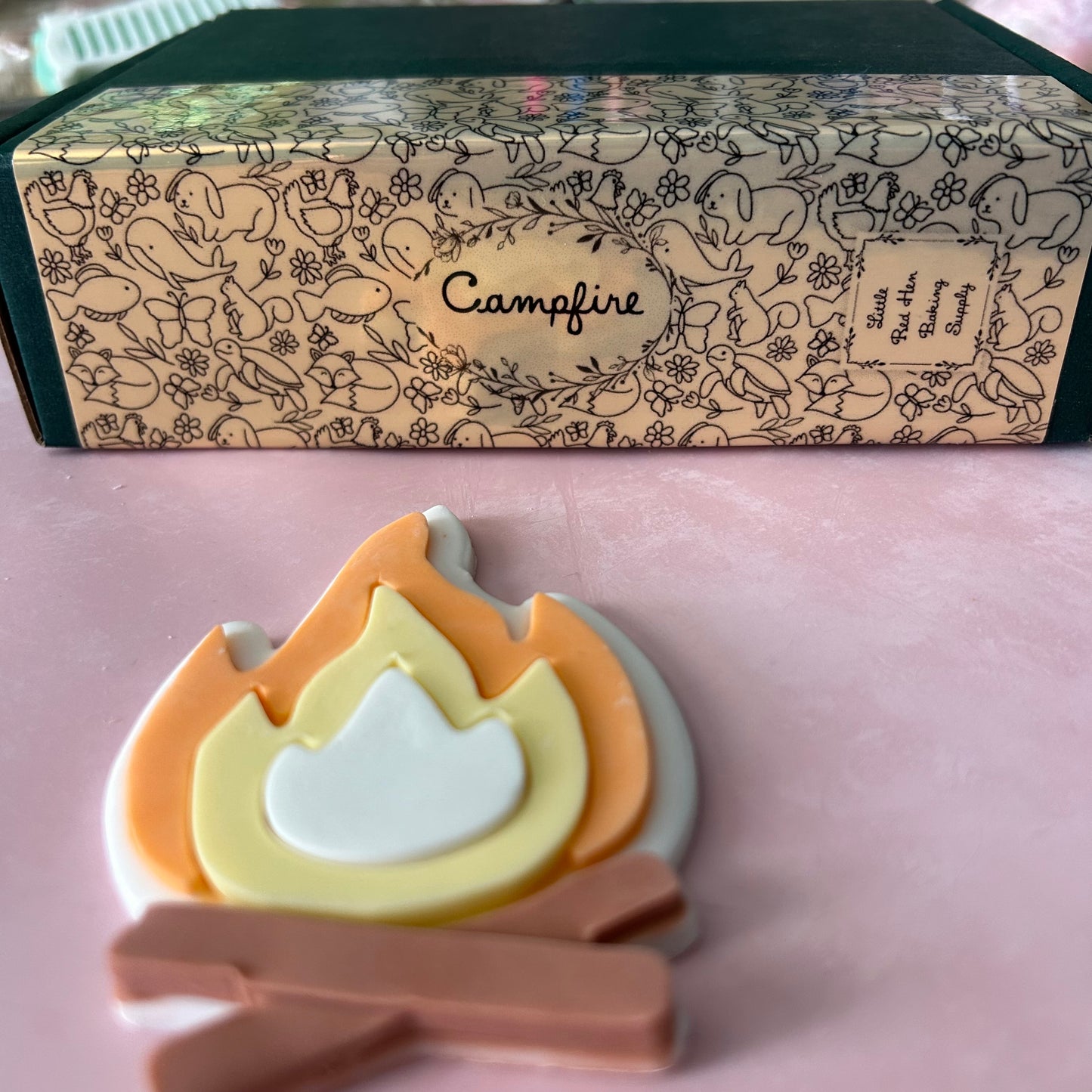 Camp Fire Fondant Stamp and Cutter Set