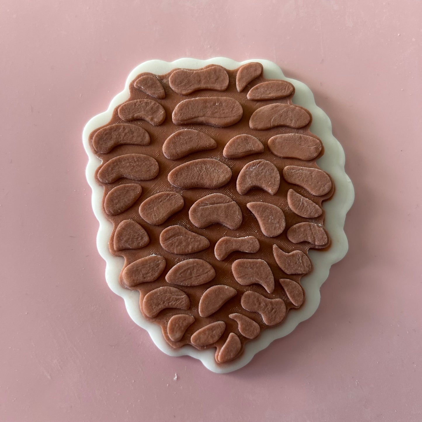 Pinecone Buttercream and Fondant Stamp and Cutter Set