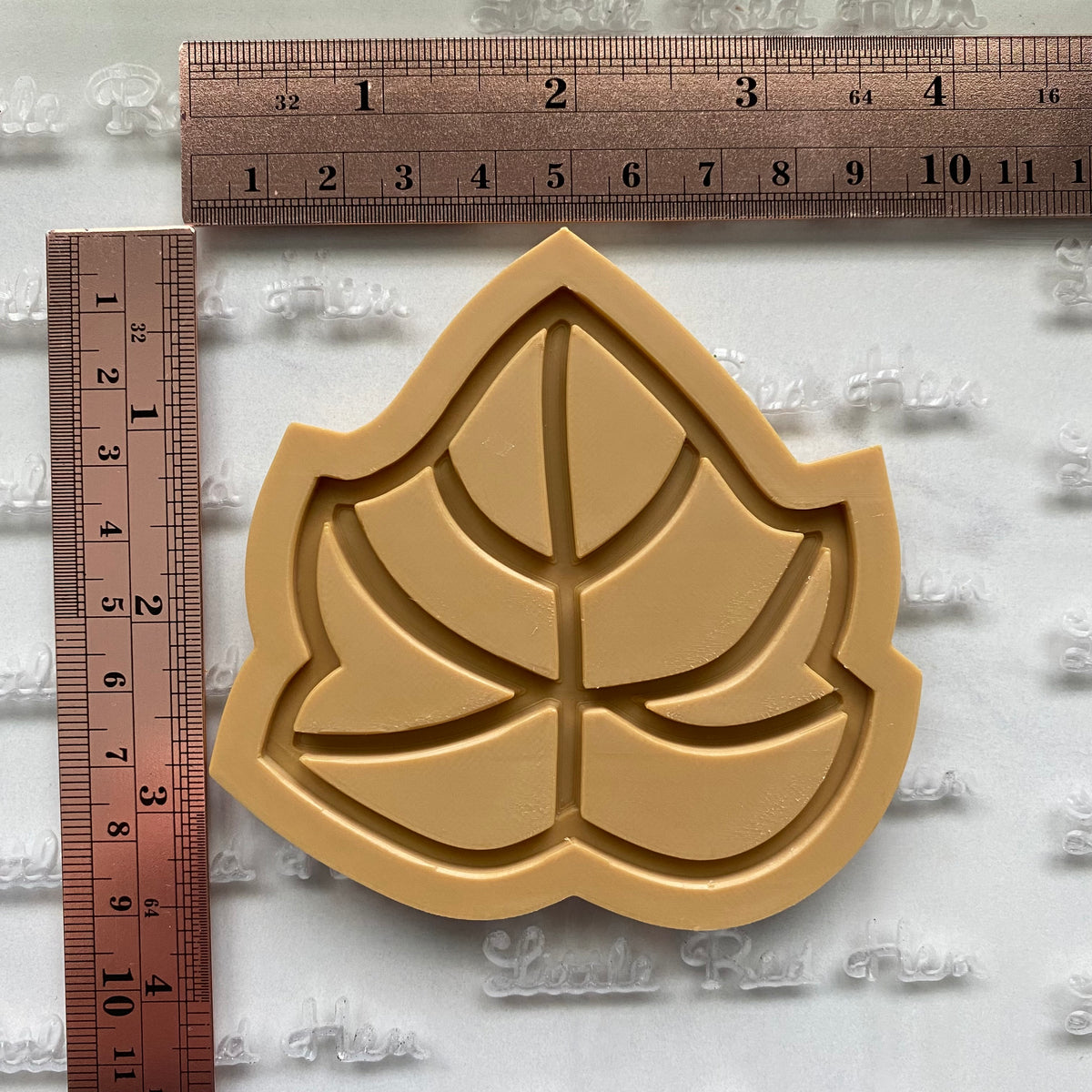 Pumpkin Leaf DOUGH STAMP // READY TO FLOOD Stamp and Cookie Cutter Set