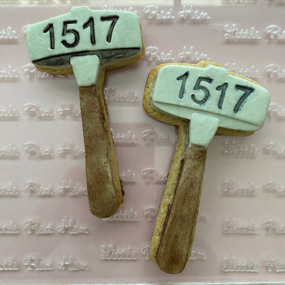 Luther’s Hammer DELUXE Buttercream Stamp and Cookie Cutter Set // Deus Vult Collaboration