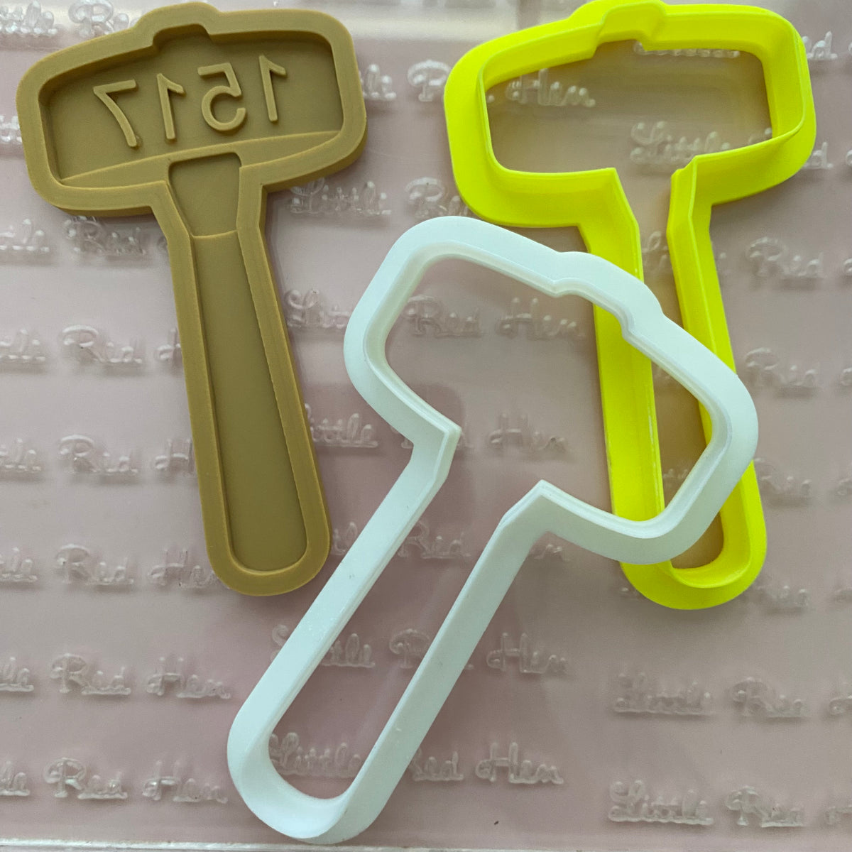 Luther’s Hammer DELUXE Buttercream Stamp and Cookie Cutter Set // Deus Vult Collaboration