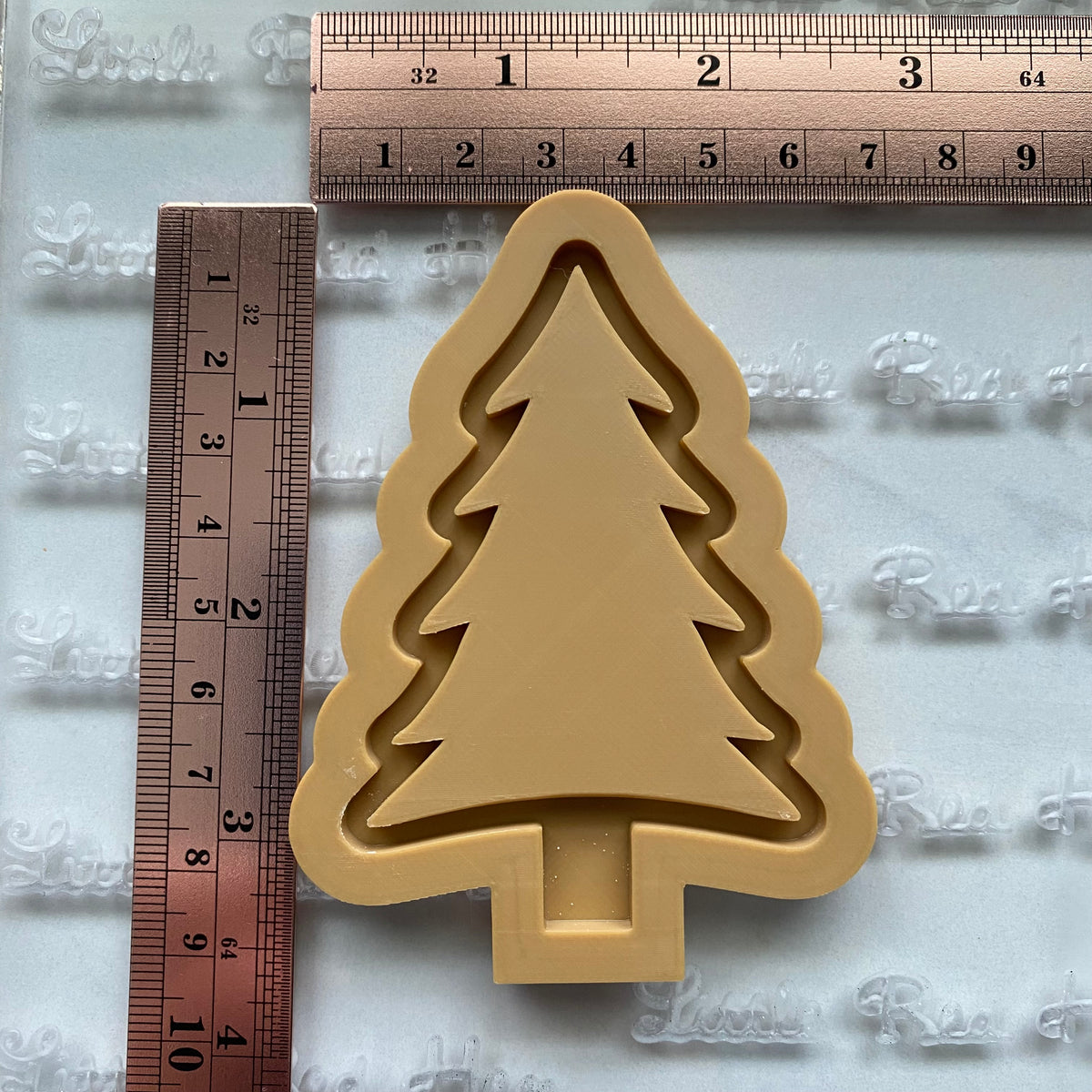 An Appeal to Heaven Christmas Tree DOUGH STAMP // READY TO FLOOD Stamp and Cookie Cutter Set