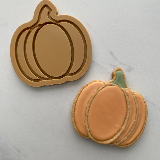 Simple Pumpkin DOUGH STAMP // READY TO FLOOD Stamp and Cookie Cutter Set