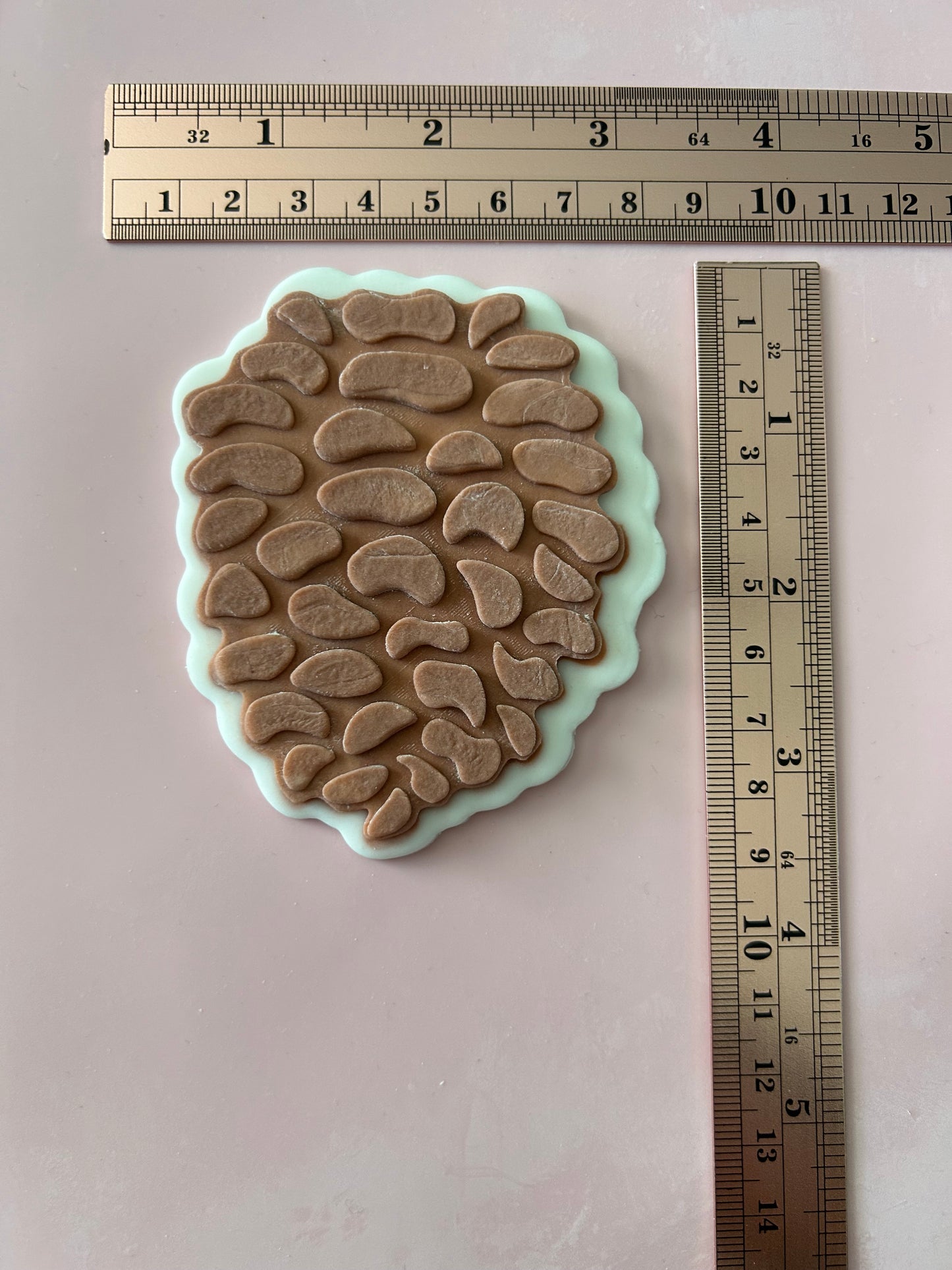 Pinecone Buttercream and Fondant Stamp and Cutter Set