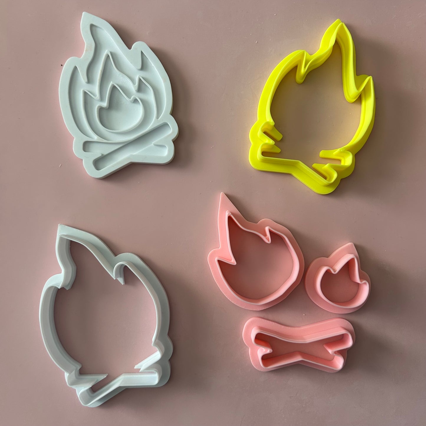 Camp Fire Fondant Stamp and Cutter Set