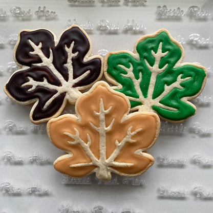 Maple Leaf DOUGH STAMP // READY TO FLOOD Stamp and Cookie Cutter Set