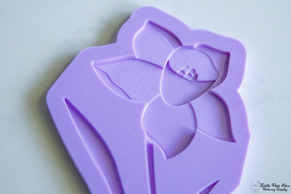 Daffodil Flower Fondant Stamp and Cutter Set -- March Birth Flower