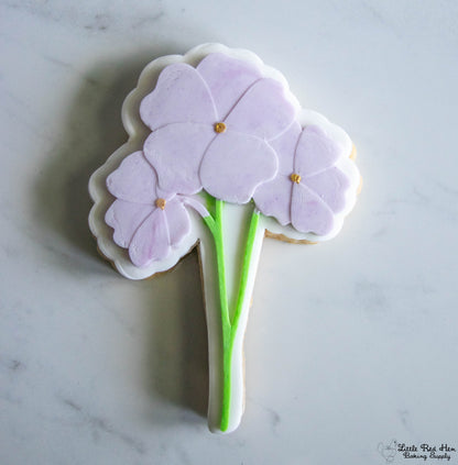 Primrose Flower Fondant Stamp and Cutter Set -- February Birth Flower