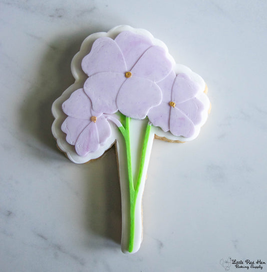 Primrose Flower Fondant Stamp and Cutter Set -- February Birth Flower