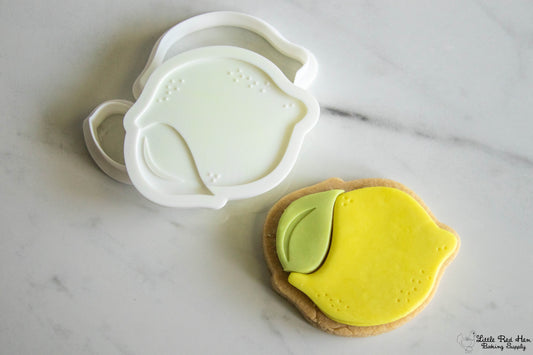 Lemon Buttercream Stamp and Cutter Set -- Summer Fruits Collection