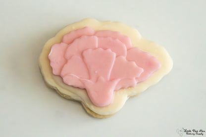 Carnation Flower Fondant and Buttercream Stamp Set -- January Birth Flower