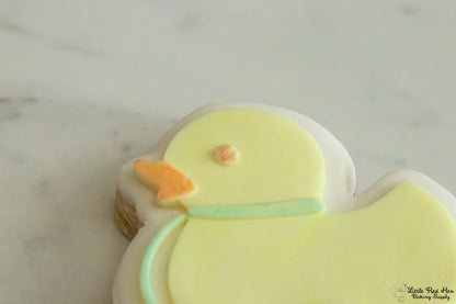 Duck Pull Toy Fondant Stamp and Cutter Set -- Vintage Toys Collection