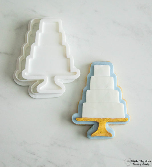 Wedding Cake Buttercream and Fondant Stamp -- Wedding Collection