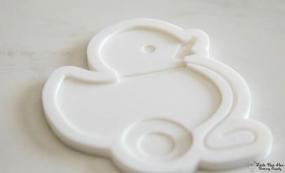 Duck Pull Toy Fondant Stamp and Cutter Set -- Vintage Toys Collection