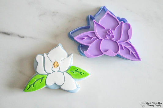 Magnolia Fondant Stamp and Cutter Set