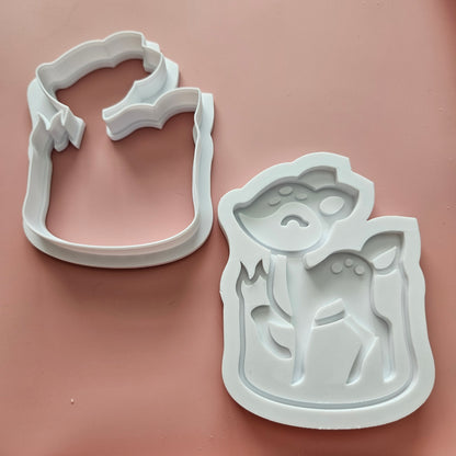 Deer DOUGH STAMP // READY TO FLOOD Stamp and Cookie Cutter Set