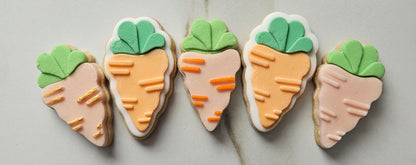 Carrot Fondant and Buttercream Stamp and Cutter Set