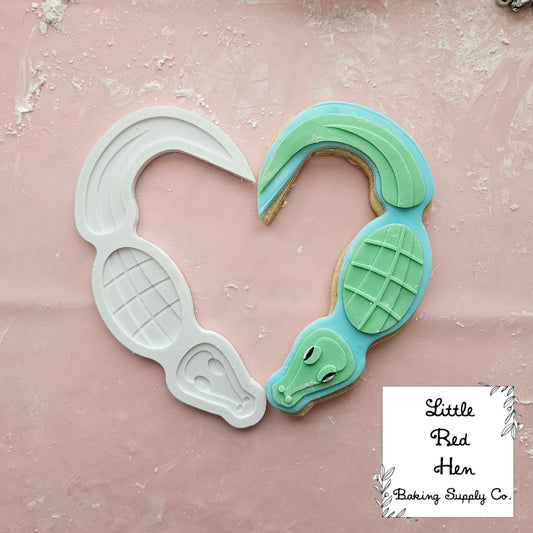 Alligator Fondant and Buttercream Stamp and Cutter Set