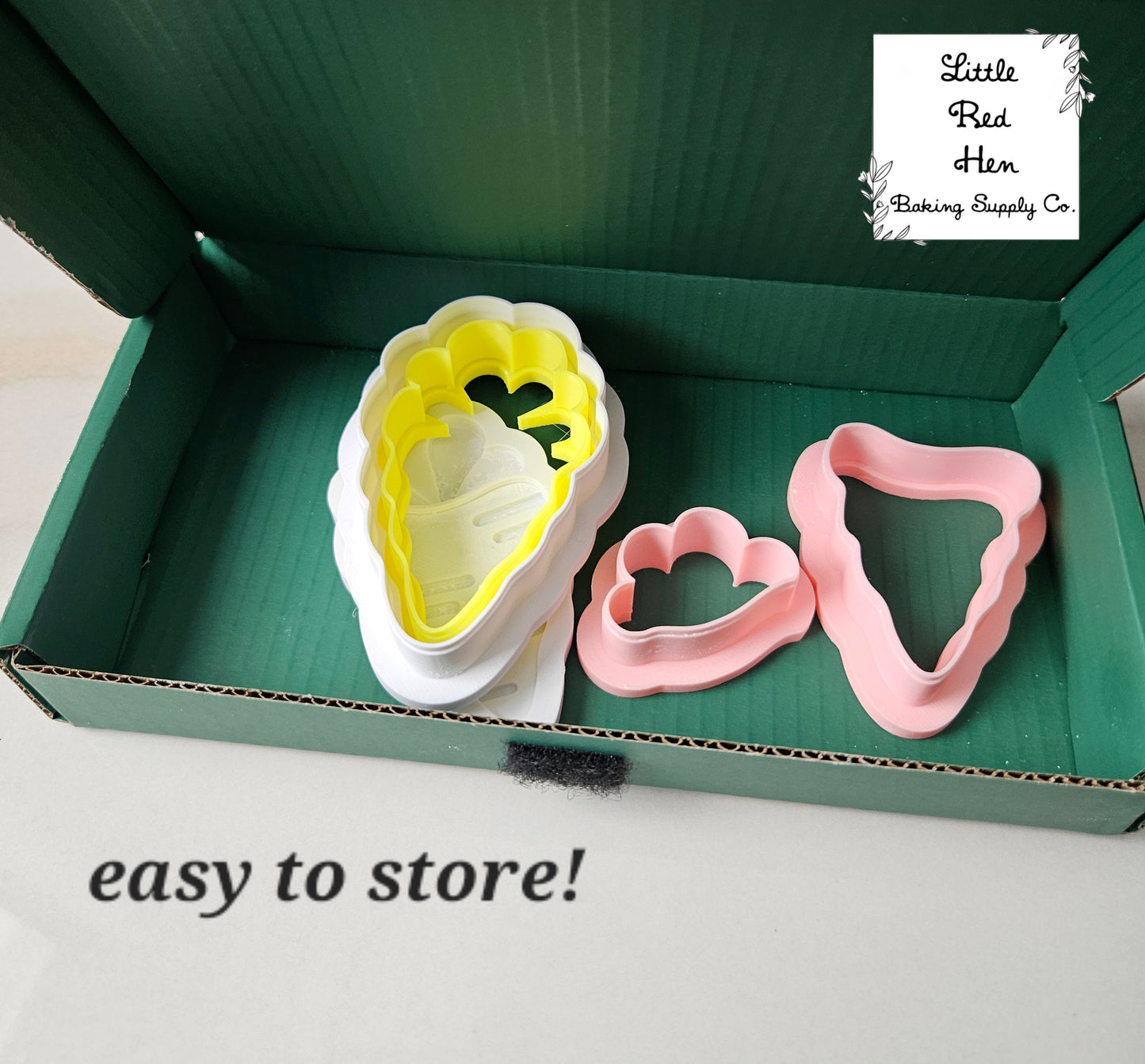 Carrot Fondant and Buttercream Stamp and Cutter Set