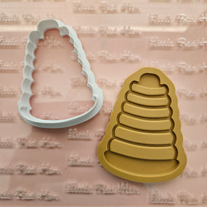 Stacking Rings READY TO FLOOD Buttercream Stamp and Cookie Cutter Set