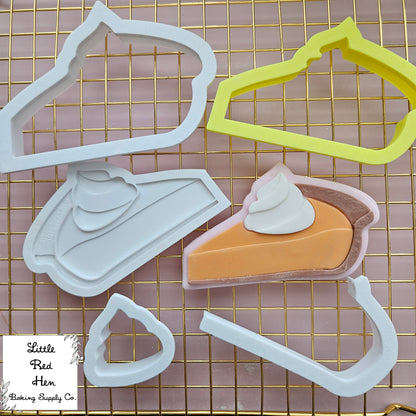 Pumpkin Pie Fondant and Buttercream Stamp and Cutter Set