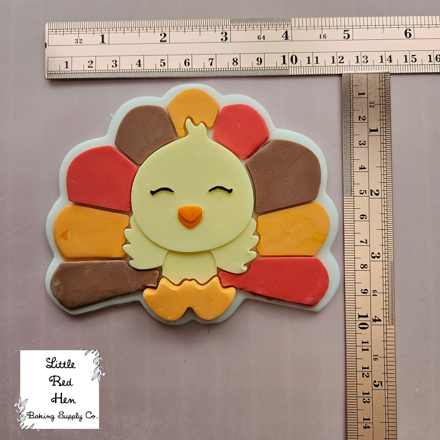 Turkey Fondant and Buttercream Stamp and Cutter Set