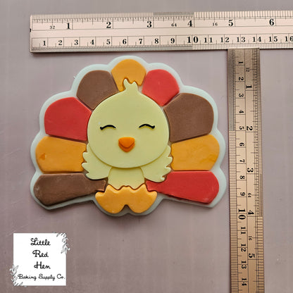 Turkey Fondant and Buttercream Stamp and Cutter Set