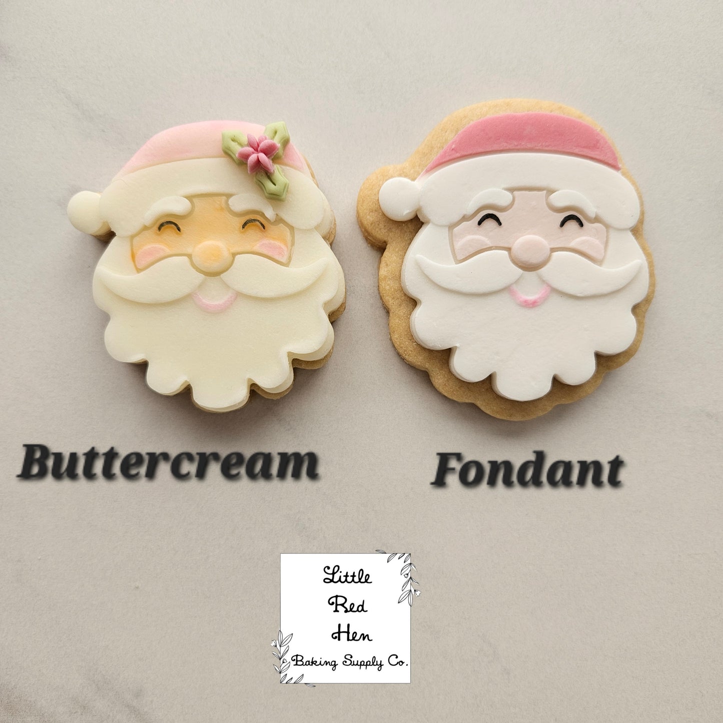 Santa Fondant amd Buttercream Stamp and Cutter Set