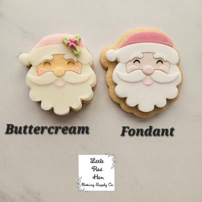 Santa Fondant amd Buttercream Stamp and Cutter Set