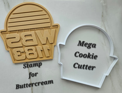 WBS Mega Cookie // Buttercream Stamp and Cookie Cutter Set